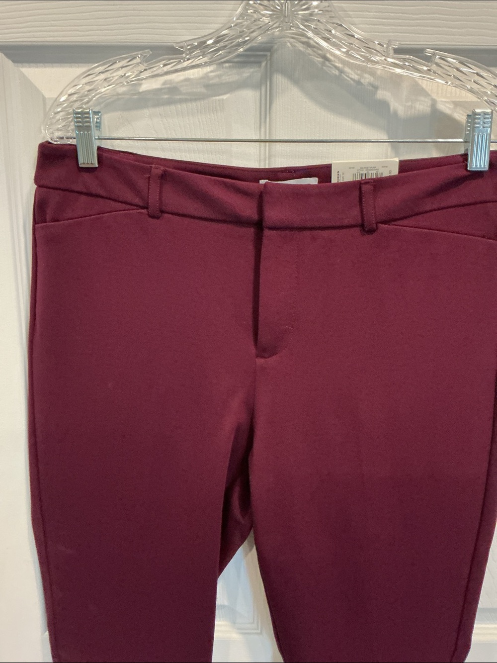 Elle Women's Skinny Mid Rise Slacks- NWT - Picture 2 of 8